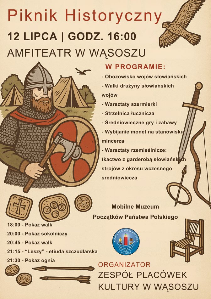 plakat ze szczegółami imprezy