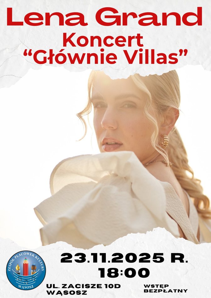 plakat zapraszający na koncert