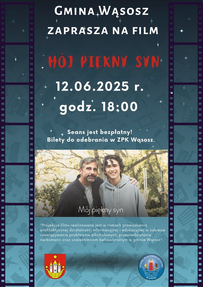 plakat zapraszający na seans w kinie