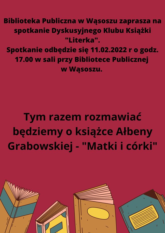 plakat spotkania literackiego