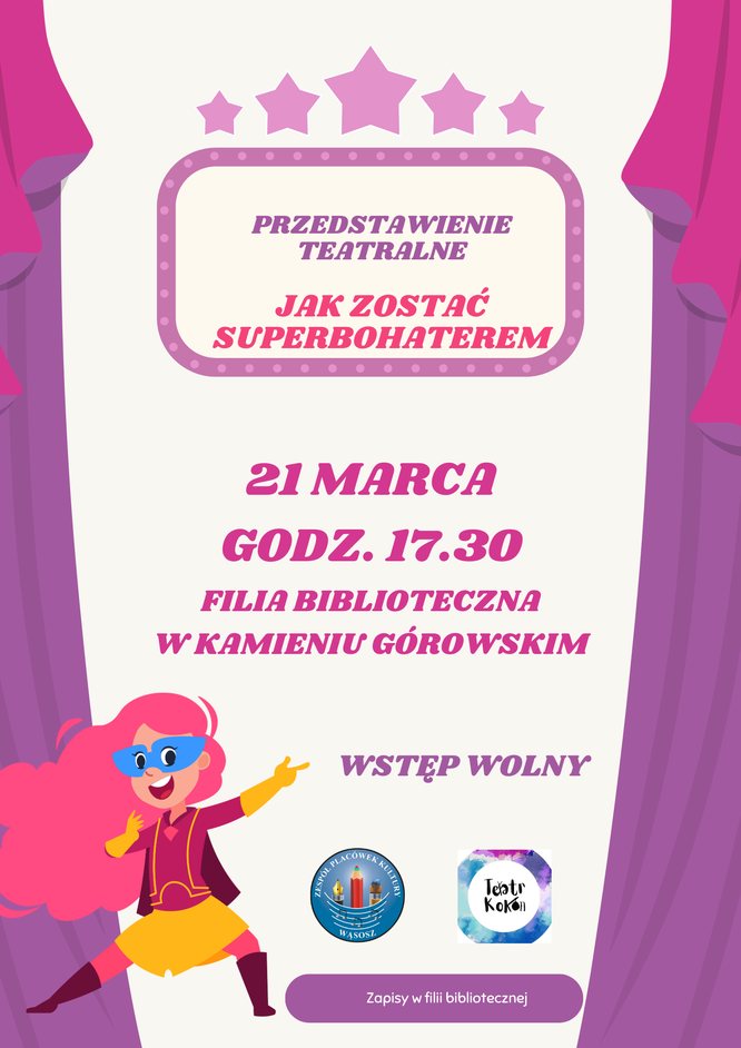 plakat zapraszający na przedstawienie