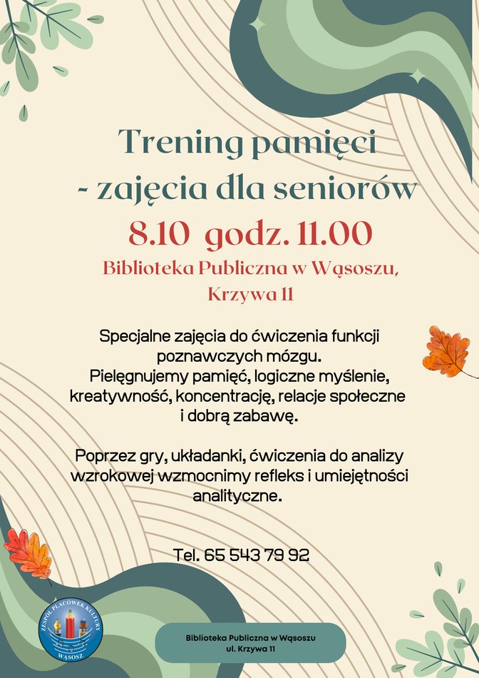 plakat zapraszający na spotkanie