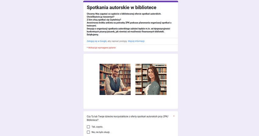 udostępniona ankieta