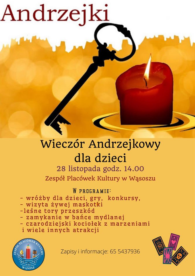 plakat ze szczegółami andrzejek
