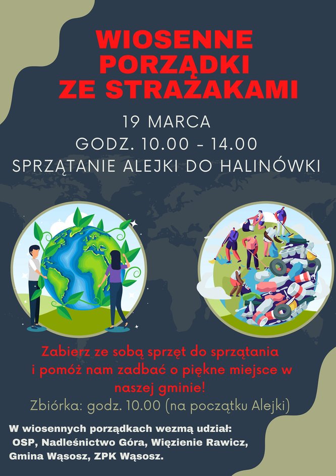 plakat akcji ekologicznej