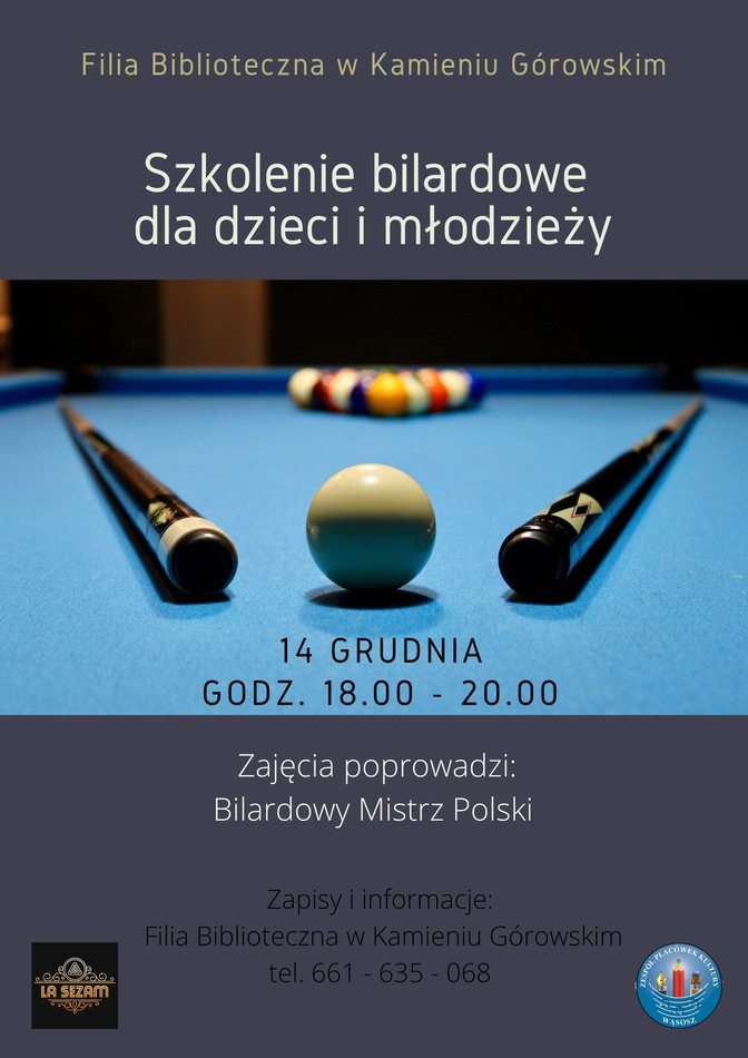 plakat ze szczegółami wydarzenia