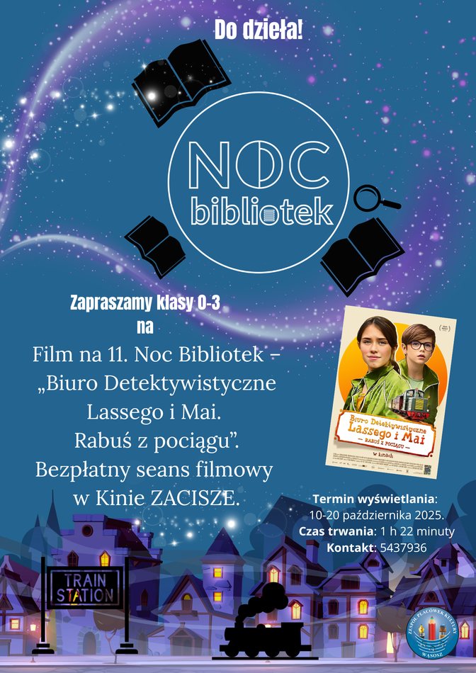 plakat zapraszający na seans kinowy