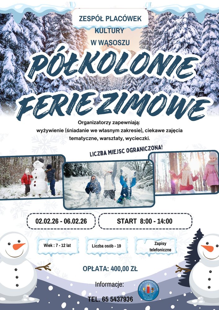 plakat ze szczegółami oferty