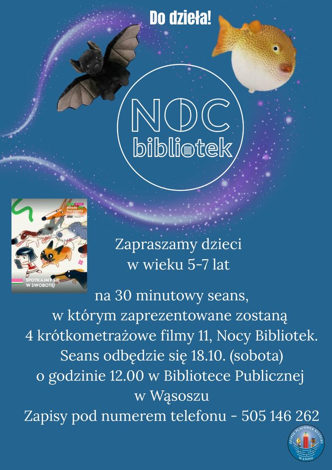 plakat zapraszający na seans kinowy