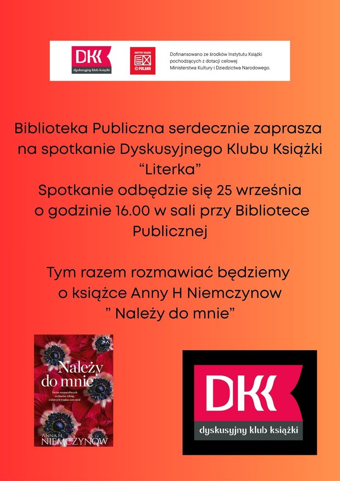 plakat zapraszający na spotkanie