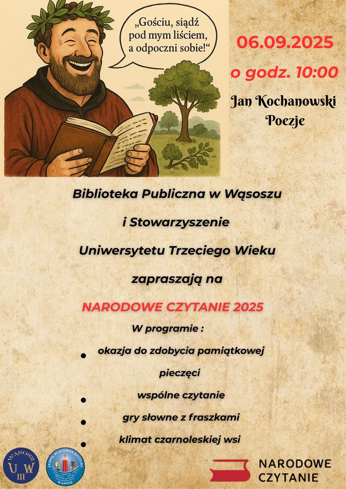 plakat ze szczegółami wydarzenia