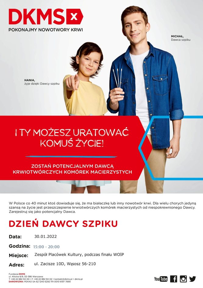 plakat z zaproszeniem