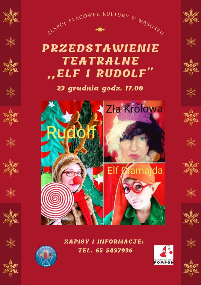 plakat informacyjny o spektaklu