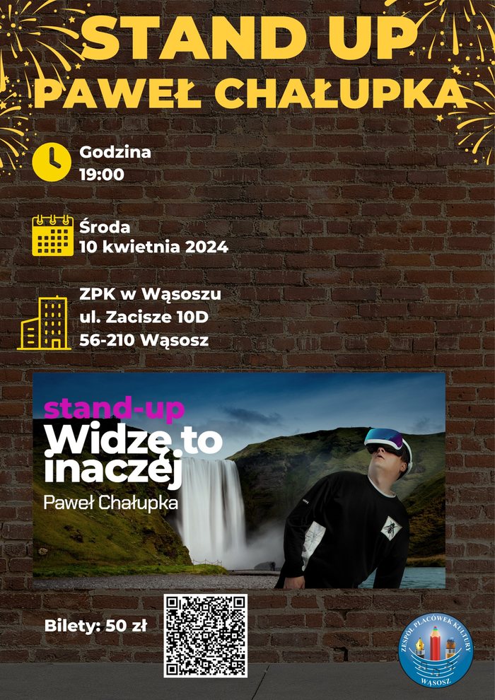 plakat występu