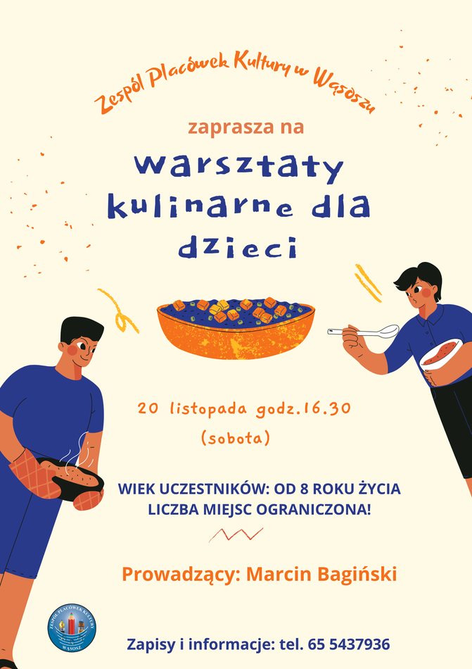 plakat z informacjami o wydarzeniu