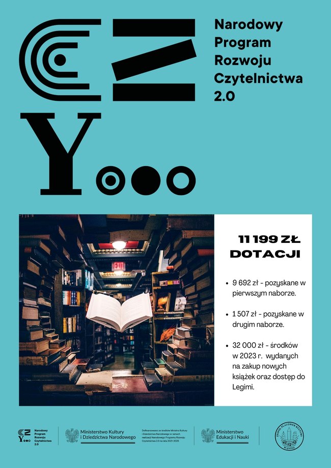 plakat ze szczegółami dotacji