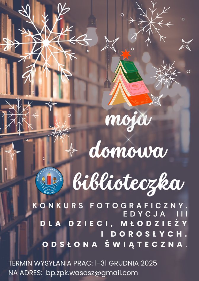 plakat zapraszający do udziału w konkursie