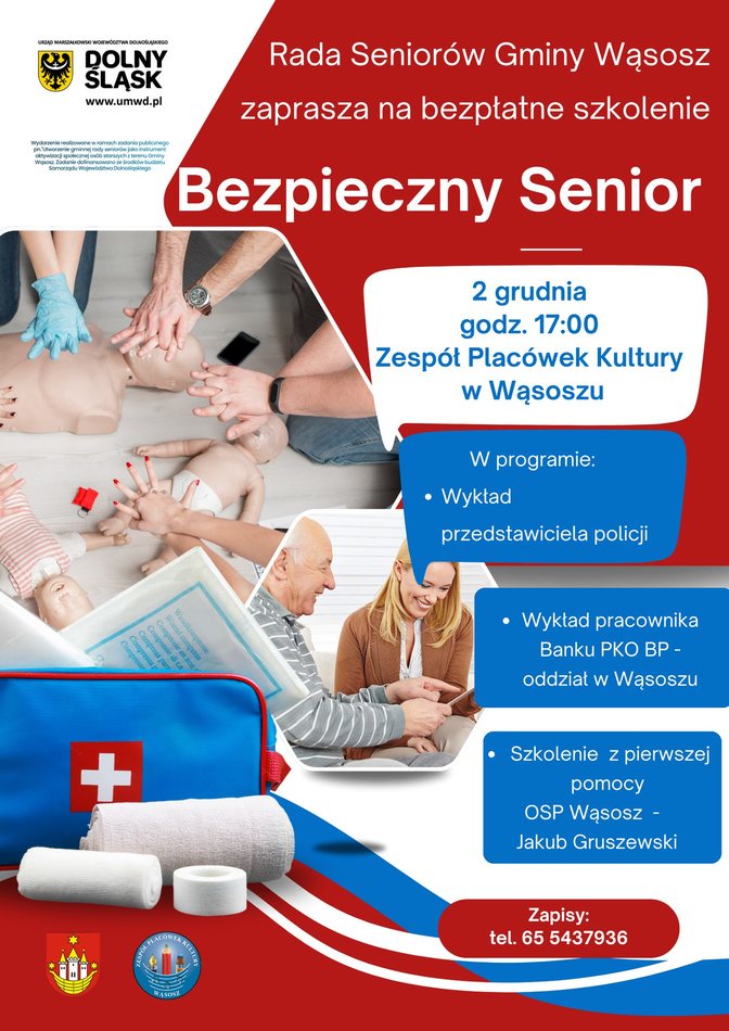 plakat zapraszający na szkolenie