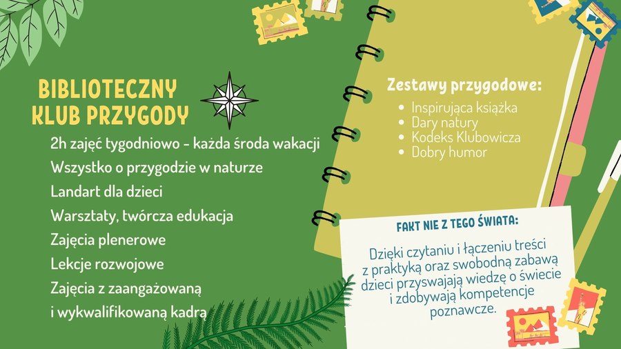 plakat o zajęciach