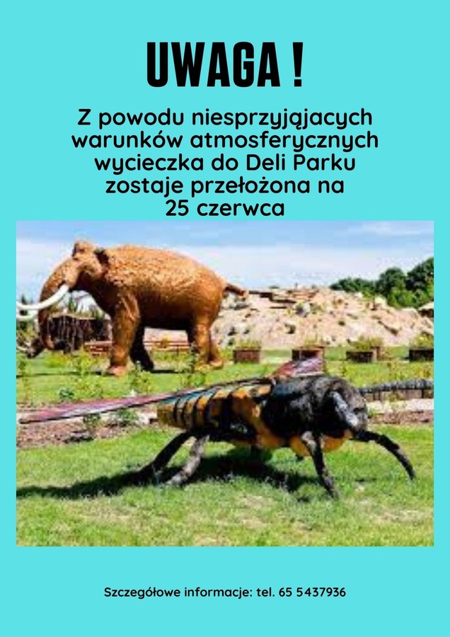 informacja o wyjezdzie