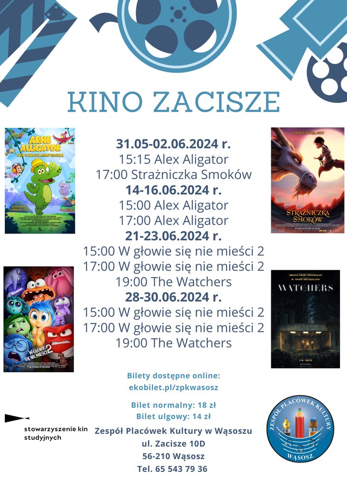 plakat z repertuarem