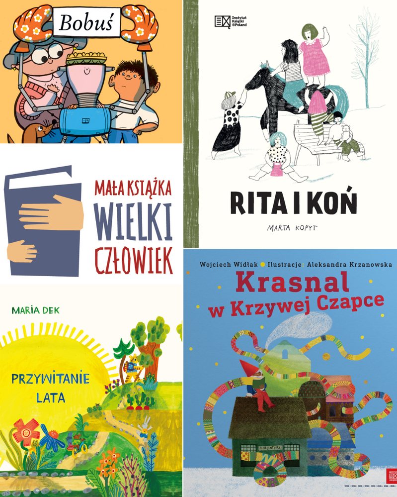 zestaw okładek książek