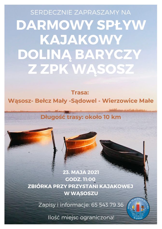 plakat spływu