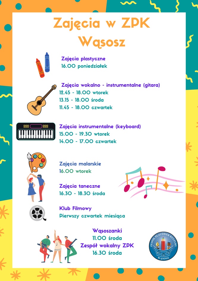 plakat zajęć