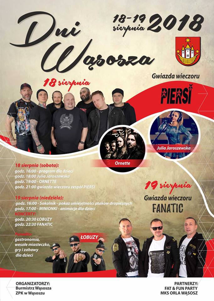 Dni Wąsosza 2018 - zapowiedź