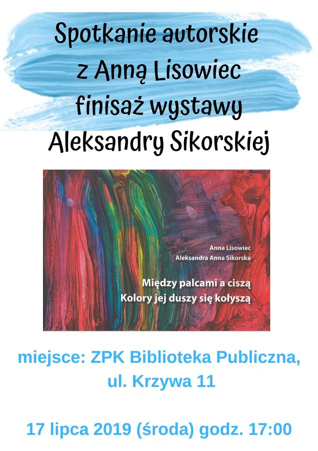 plakat zapraszający na spotkanie