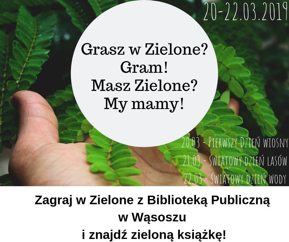 dzień wiosny w bibliotece