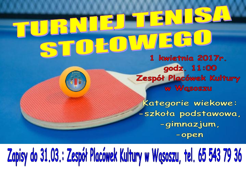 Turniej tenisa stołowego