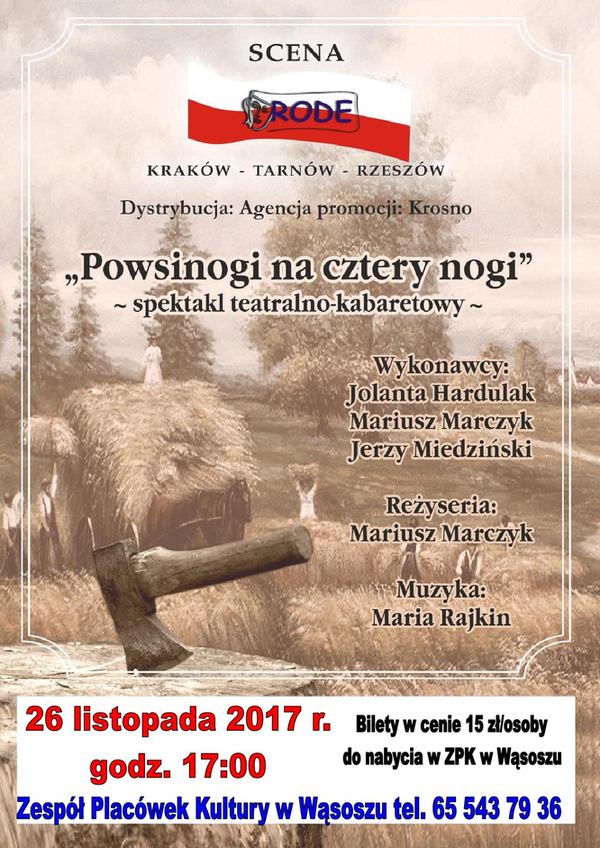 Spektakl "Powsinogi na cztery nogi"
