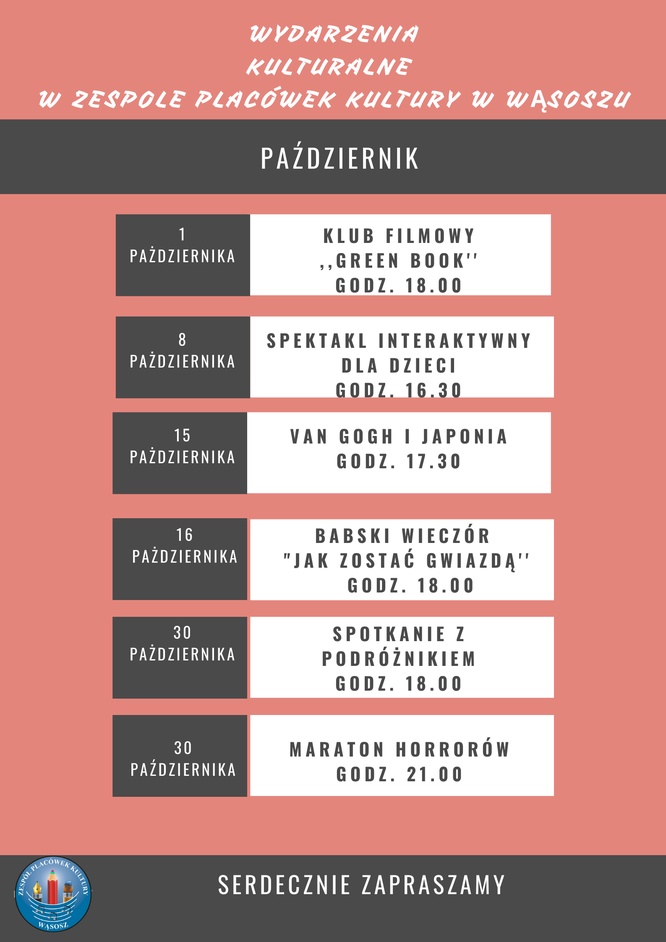 plakat wydarzeń
