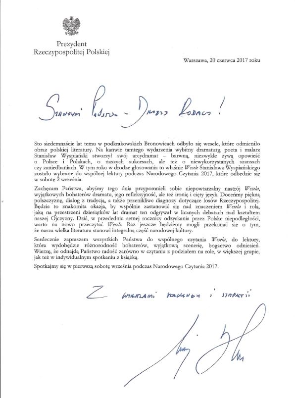 Narodowe Czytanie 2017