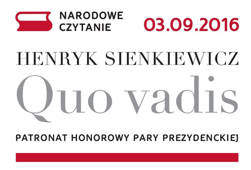 Narodowe czytanie 2016 - baner